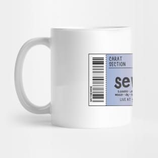 SEVENTEEN Concert Ticket Mug